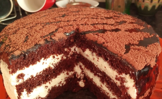 Две текстуры в одном торте: секреты успешного приготовления — итальянский шик за 40 минут